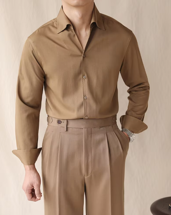 Corwyn Heren Overhemd – Elegant Shirt met Tijdloze Snit en Verfijnde Kraag