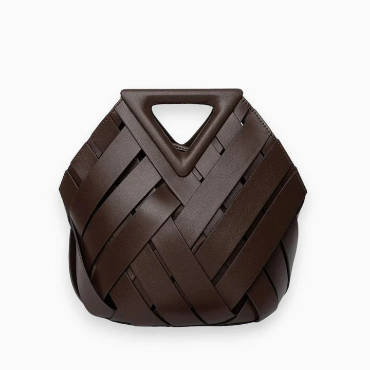 Melody Handtas – Gevlochten Dames Tas met Luxe Design en Compact Formaat