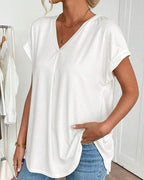 Elira | T-shirt Fluide à Col V