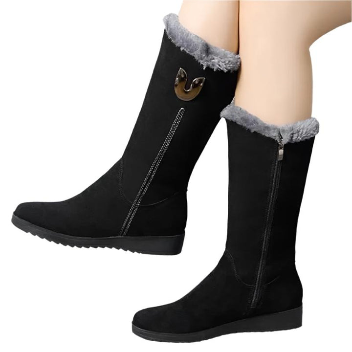 Janelle Laarzen – Comfortabele Hoge Dameslaarzen met Luxe Voering
