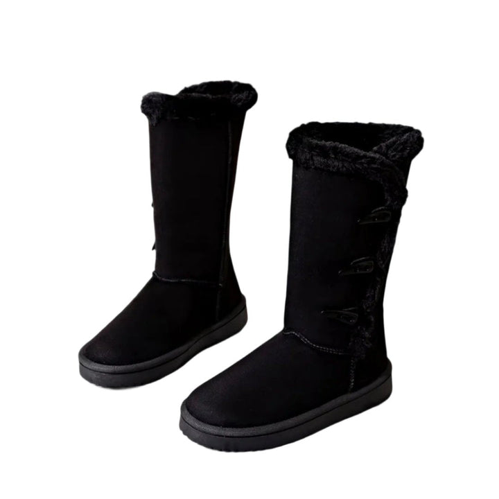 Tindra Sneeuwlaarzen – Luxe Winterlaarzen met Faux Fur en Waterafstotend