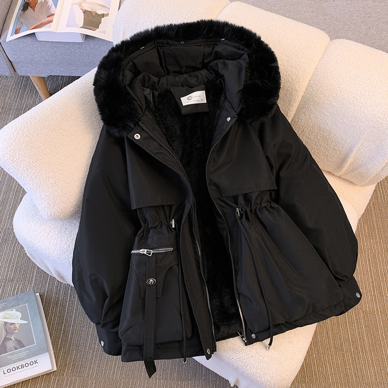 Amara Dames Winterjas met Bontkraag – Luxe Elegante Jas