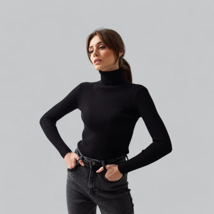 Verina Trui – Elegante Damestrui met Turtleneck