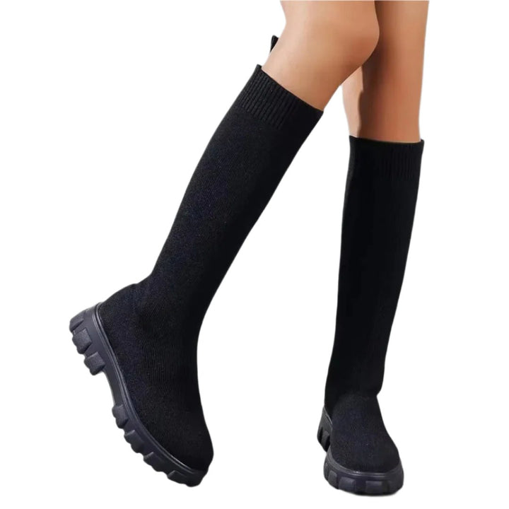 Valenne Kniehoge Laarzen – Elegante Dameslaarzen met Comfortabele Pasvorm