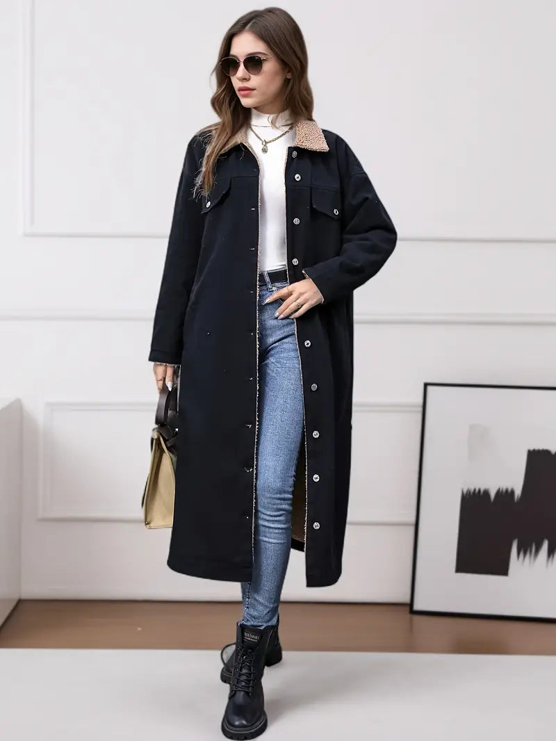 Coralie Dames Jas – Stijlvolle Comfortabele Jas voor Koude Dagen