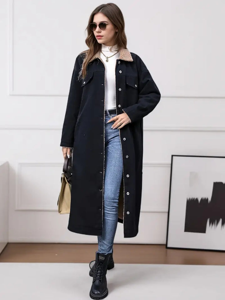 Coralie Dames Jas – Stijlvolle Comfortabele Jas voor Koude Dagen