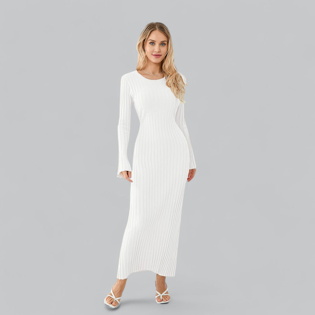 Selvina Maxi Jurk – Tijdloze Elegantie met Moderne Details