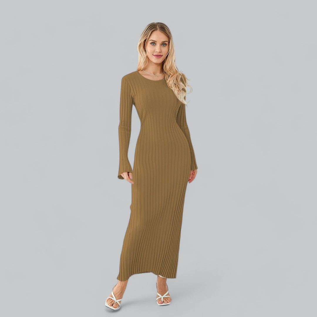 Selvina Maxi Jurk – Tijdloze Elegantie met Moderne Details