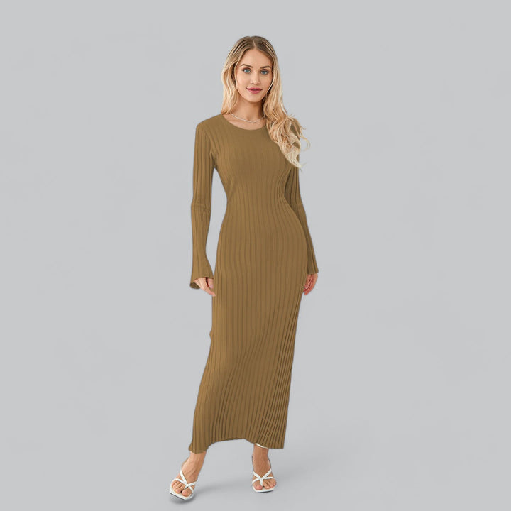 Selvina Maxi Jurk – Tijdloze Elegantie met Moderne Details