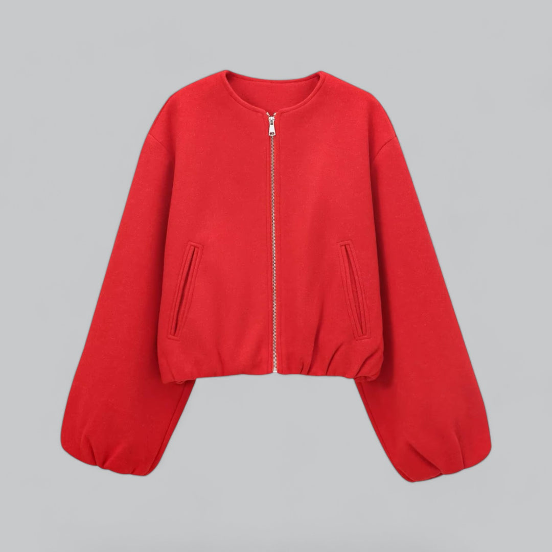 Regina Jas – Cropped Elegantie voor de Winter