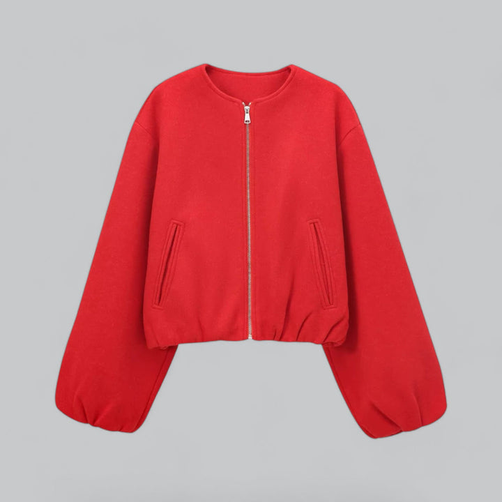 Regina Jas – Cropped Elegantie voor de Winter