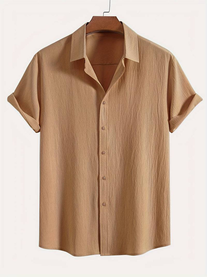 Berkan – Dun Lenteshirt Met Korte Mouwen Voor Heren