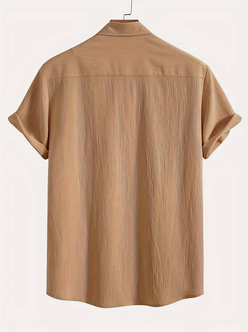 Berkan – Dun Lenteshirt Met Korte Mouwen Voor Heren