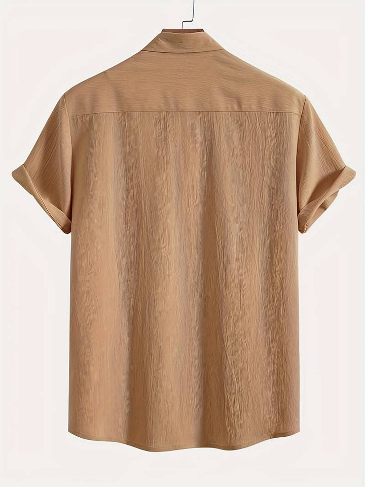 Berkan – Dun Lenteshirt Met Korte Mouwen Voor Heren