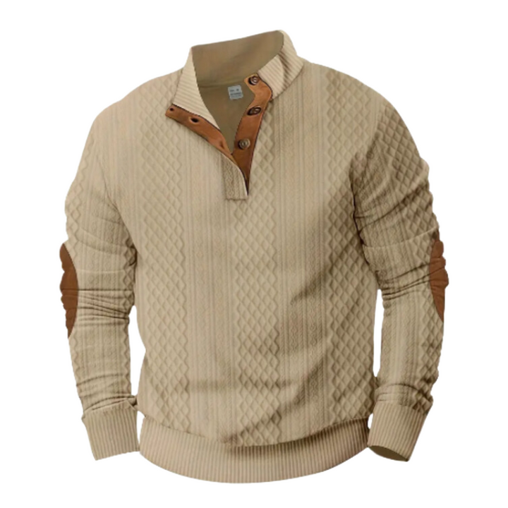 Casper Vintage Lente Sweater voor Heren – Tijdloze Stijl met Retro Karakter