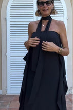 Calyra | Robe Caftan Fluide Asymétrique