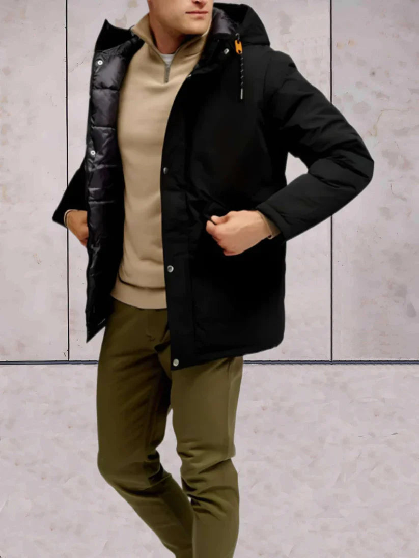 Eldric Jas – Heren Tussenjas met Tijdloze Stijl en Comfort