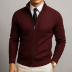 Julien | Cardigan Zippé en Laine Mérinos