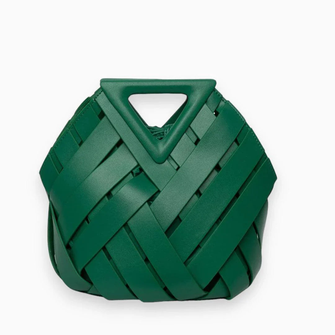 Melody Handtas – Gevlochten Dames Tas met Luxe Design en Compact Formaat