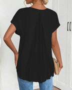 Elira | T-shirt Fluide à Col V