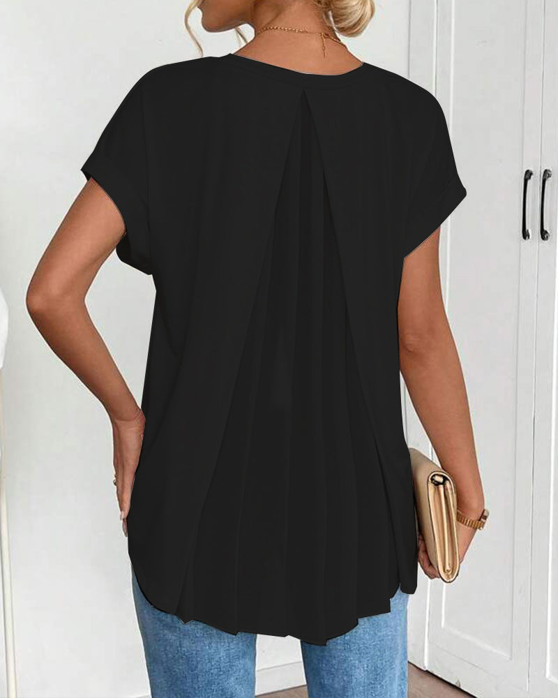 Elira | T-shirt Fluide à Col V