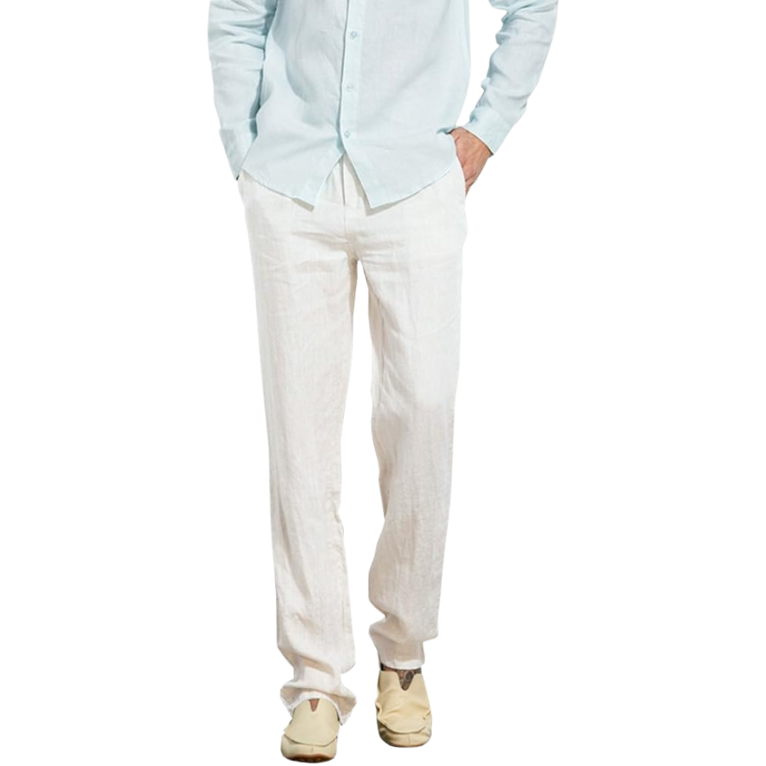 Nolan – Linnen Broek Voor Heren Met Verfijnde Casual Stijl Voor De Zomer