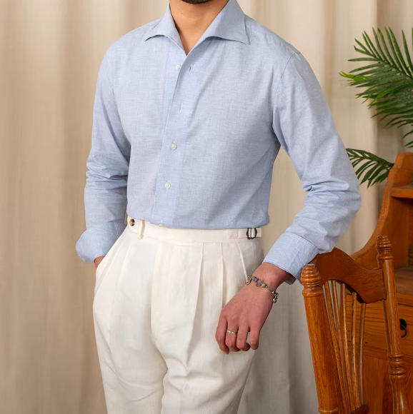 Elric Stijlvol Herenoverhemd – Slim Fit Overhemd met Klassieke Kraag