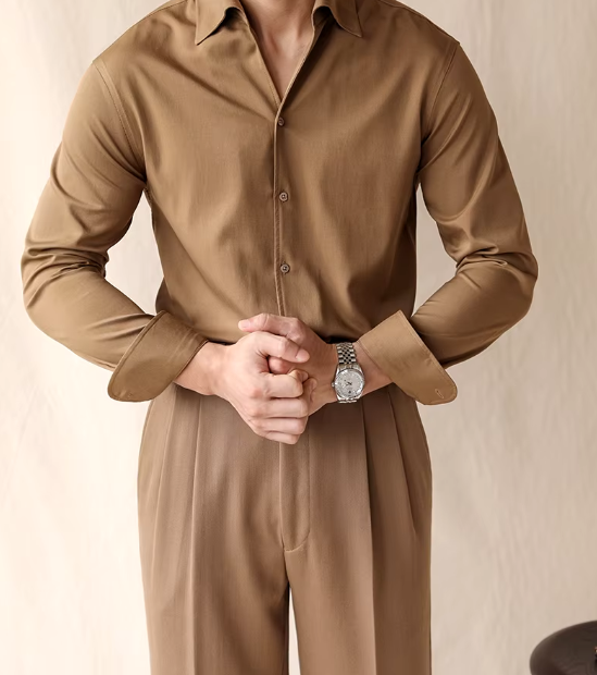 Corwyn Heren Overhemd – Elegant Shirt met Tijdloze Snit en Verfijnde Kraag