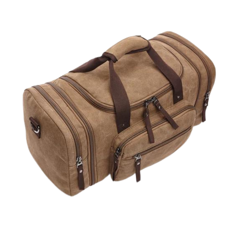 Frederik Canvas Reistas – Stevige Weekendtas met Meerdere Vakken