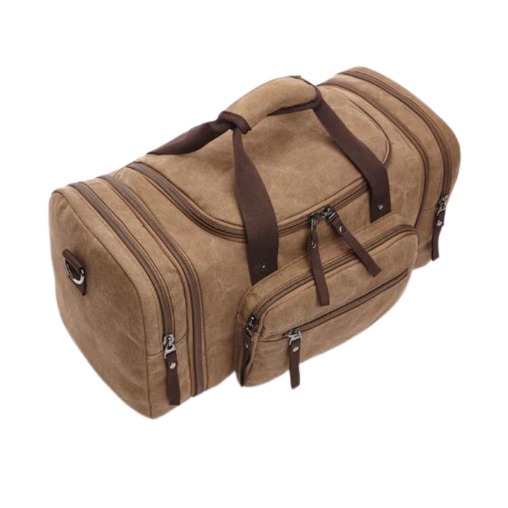 Frederik Canvas Reistas – Stevige Weekendtas met Meerdere Vakken