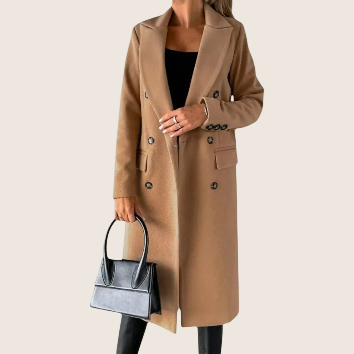 Marlène | Manteau Réversible Élégant