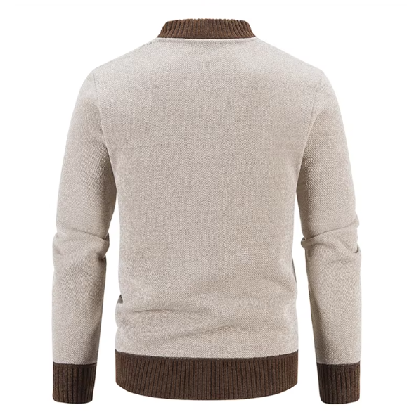 Sebastian – Warme Gebreide Sweaterjas voor Heren
