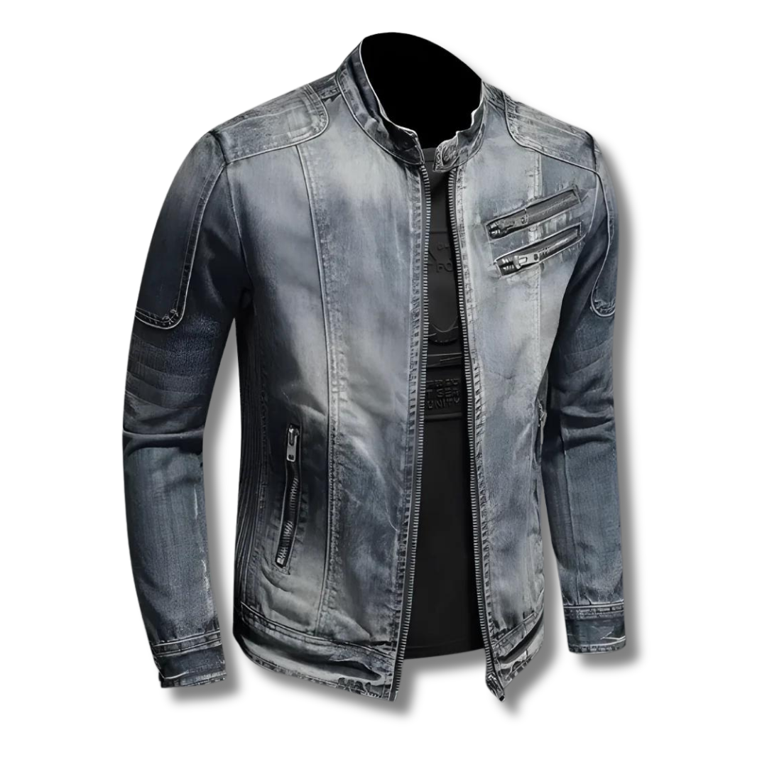 Roy – Retro Zomer Spijkerjack voor Heren met Vintage Look