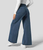 Evie | Pantalon Élastique Taille Haute