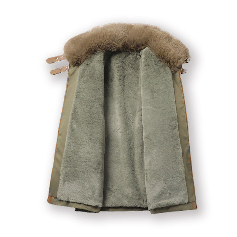 Kailani Winterjas – Elegante Damesjas met Warme Vulling en Luxe Bontkraag