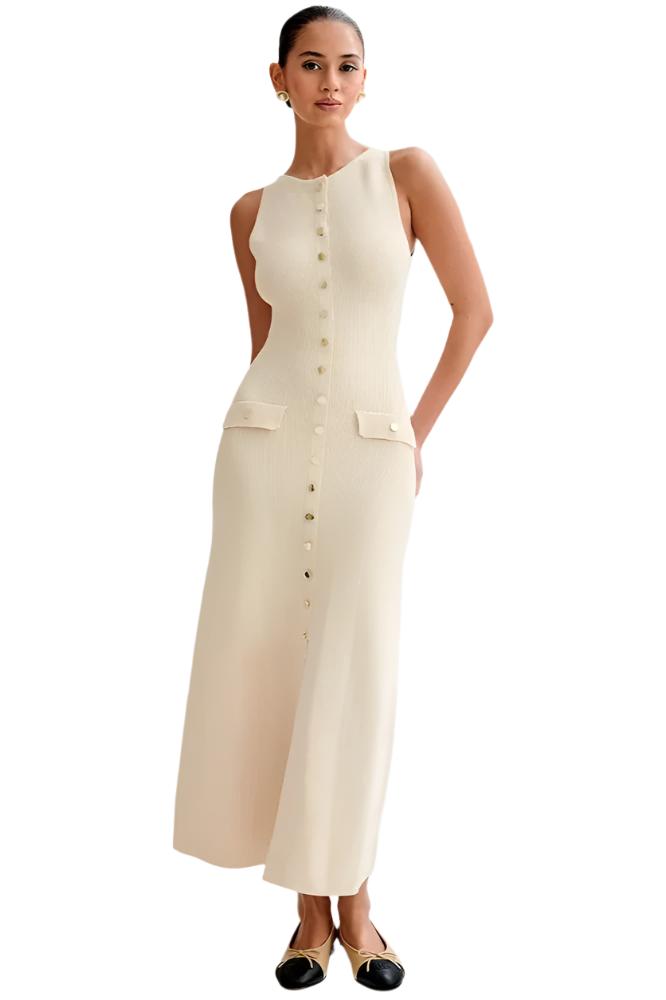 Olivetta Maxi Jurk – Elegante Lange Damesjurk met Tijdloze Uitstraling