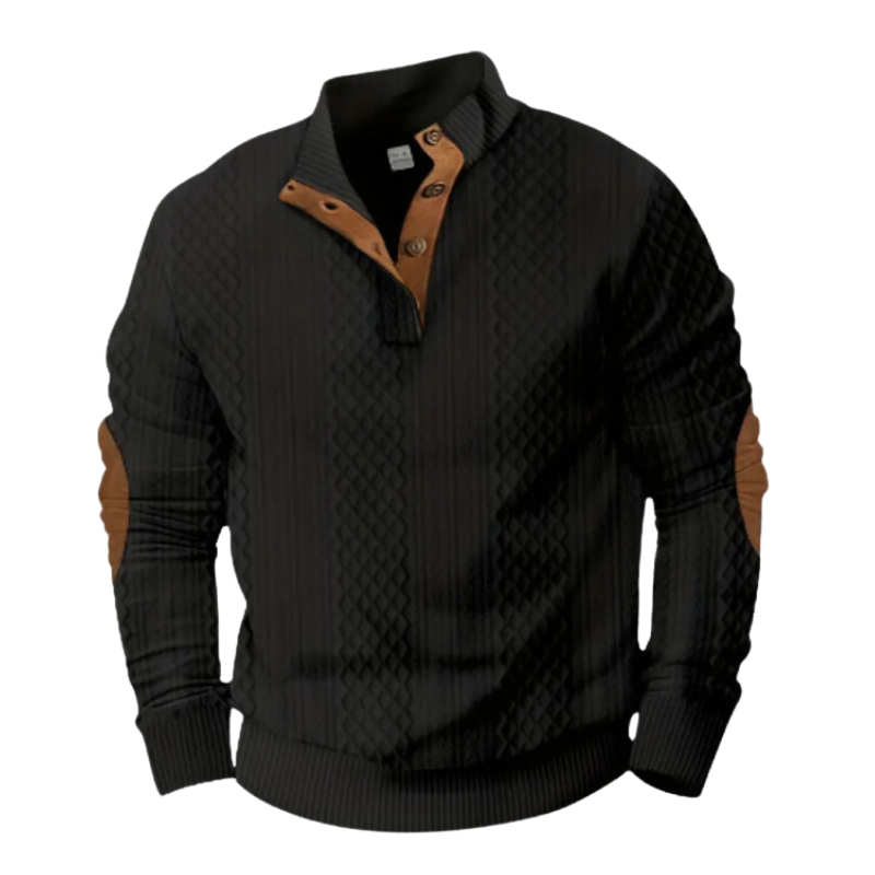 Casper Vintage Lente Sweater voor Heren – Tijdloze Stijl met Retro Karakter