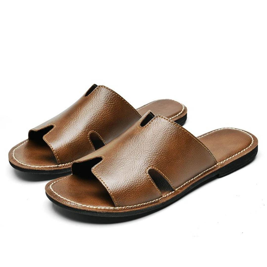 Taric – Leren Anti-Slip Sandalen En Slippers Voor Heren