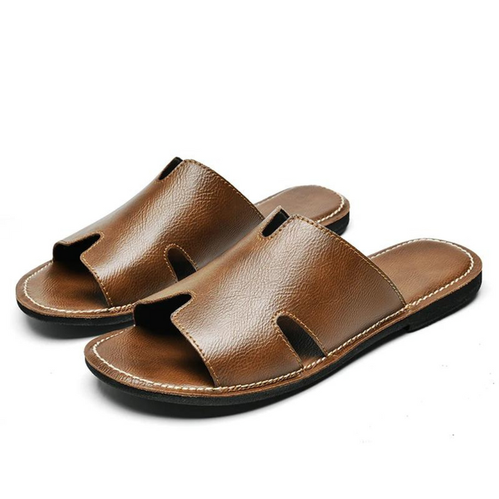 Taric – Leren Anti-Slip Sandalen En Slippers Voor Heren