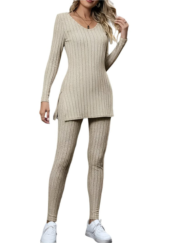 Kinley Set – Trendy Dames Set met Trui en Broek