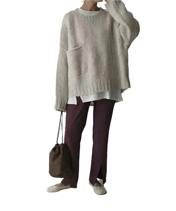 Nolani Sweater – Oversized Damestrui met Comfort en Stijl