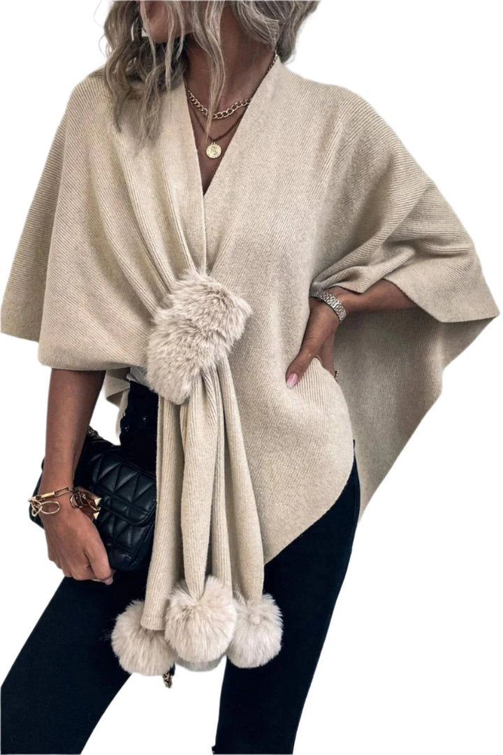 Selira Poncho – Stijlvolle Comfortabele Dames Poncho voor de Winter