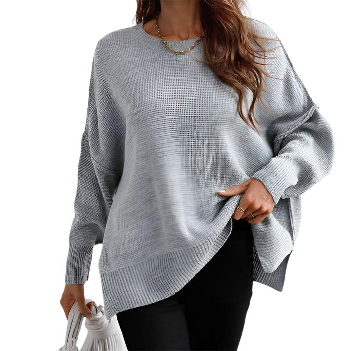 Mirelle Gebreide Trui – Comfortabele Warme Damestrui in Klassiek Design