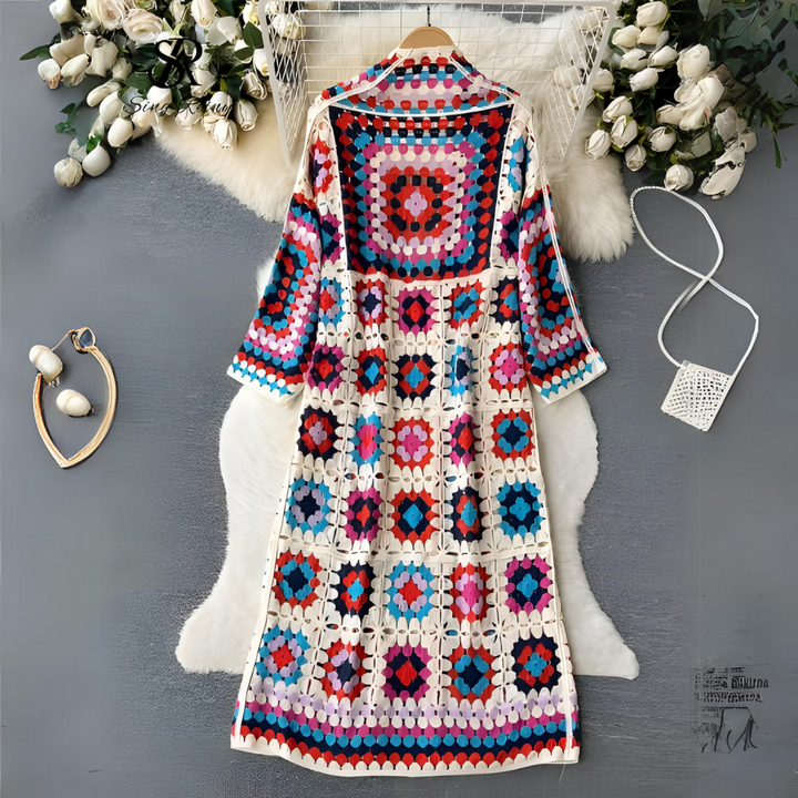 Gisela – Luxe Lange Cardigan met Tijdloze Uitstraling