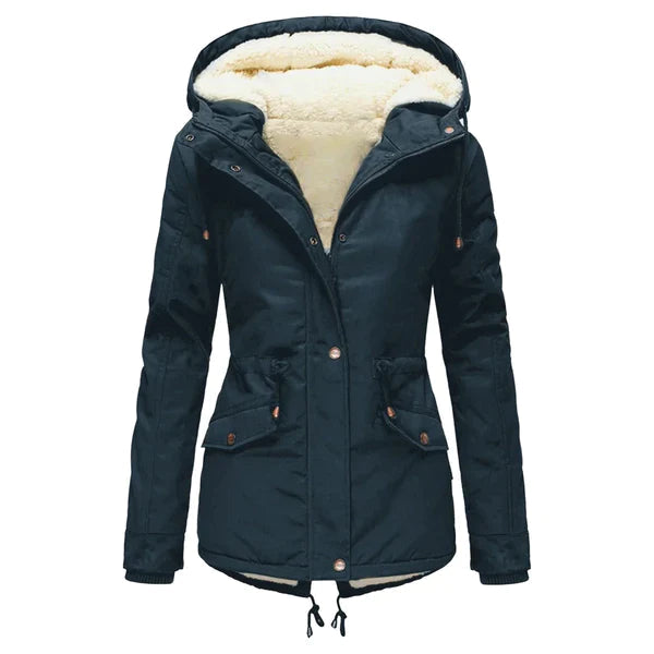 Elowen Winterjas – Warme Damesjas met Elegante Afwerking en Comfortabele Voering