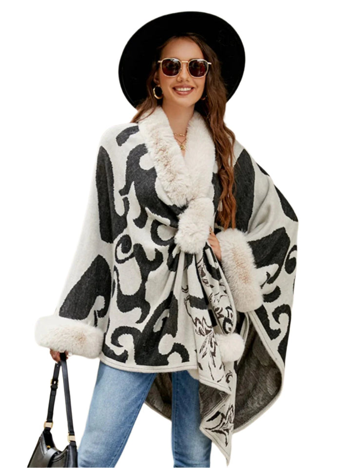 Isolde Poncho – Stijlvolle Comfortabele Damesponcho voor de Winter