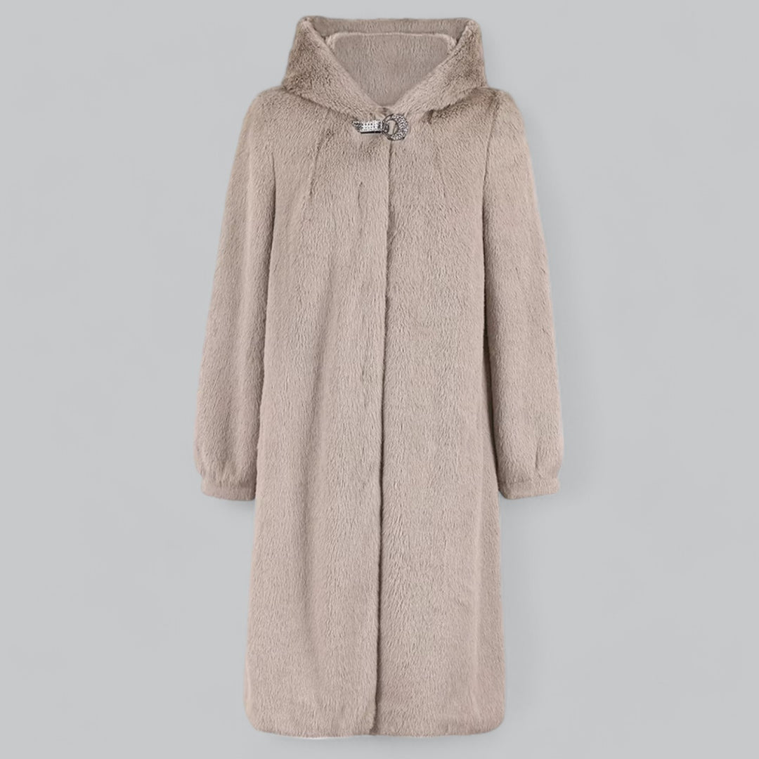 Tia Winterjas – Eco-vriendelijke Faux Fur met Capuchon