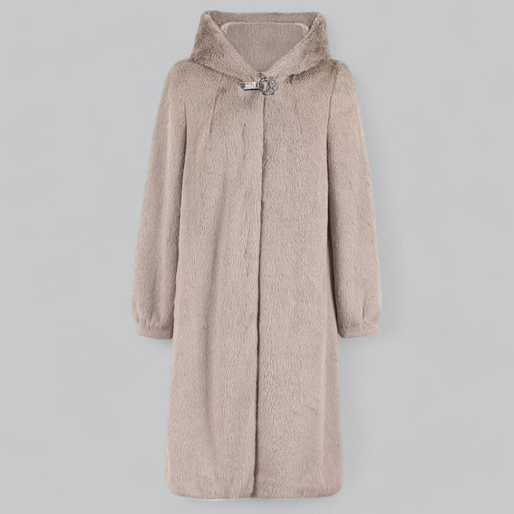 Tia Winterjas – Eco-vriendelijke Faux Fur met Capuchon