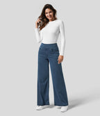 Evie | Pantalon Élastique Taille Haute