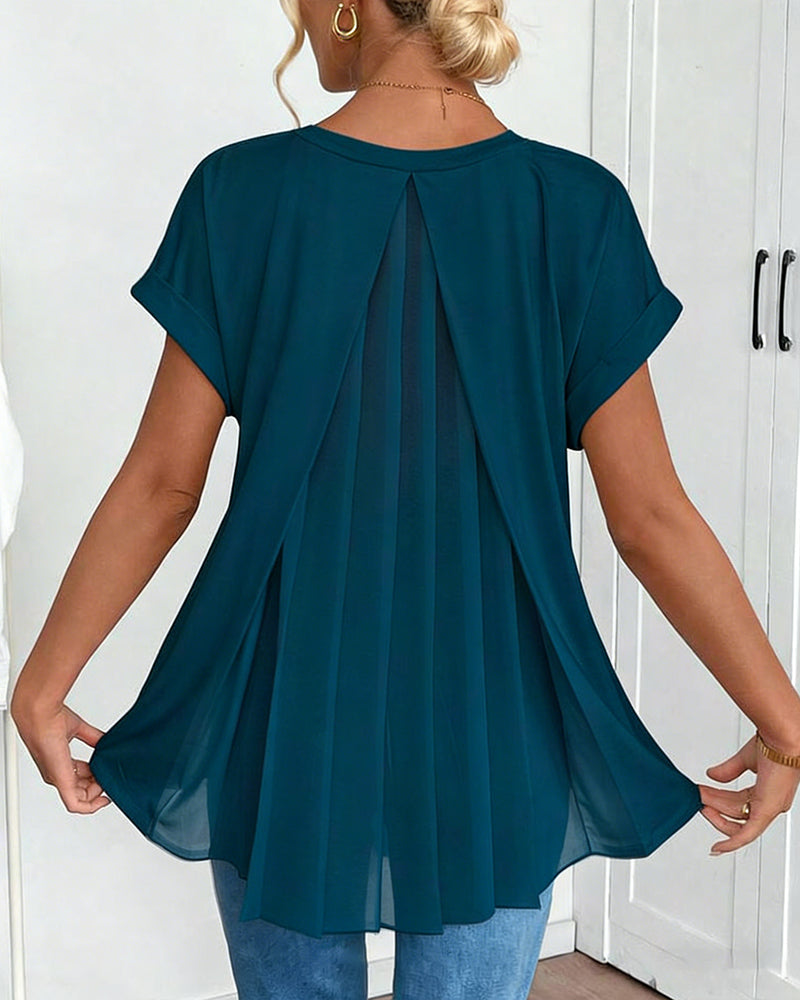 Elira | T-shirt Fluide à Col V
